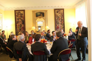 11 avril 2012 : petit-déjeuner du Club de l’Audace à l’Assemblée nationale avec Jean-Claude VOLOT, commissaire général à l’internationalisation des PME et ETI et président de l’APCE